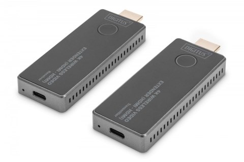 Digitus Przedłużacz/Extender HDMI bezprzewodowy 30m UHD 4K30Hz audio (zestaw)