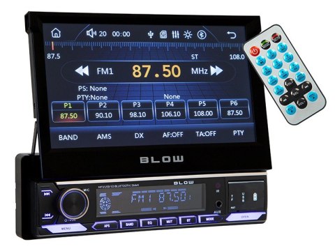 BLOW Radio SlideX RDS/MP3/ USB/micro SD/Bluetooth