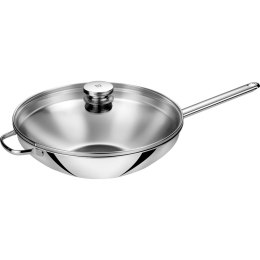 Wok z 2 uchwytami z pokrywką Zwilling Plus - 32 cm