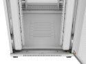 Lanberg Szafa instalacyjna rack stojąca 19 cali 27U 800x1000 drzwi perforowane LCD szara (Flat pack)