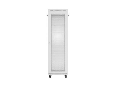 Lanberg Szafa instalacyjna rack stojąca 19 cali 42U 600x800 drzwi perforowane LCD szara (Flat pack)