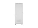 Lanberg Szafa instalacyjna rack stojąca 19 cali 42U 600x800 drzwi perforowane LCD szara (Flat pack)