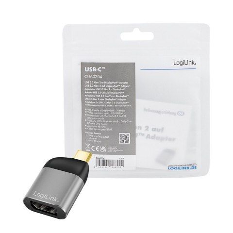 LogiLink Adapter USB Type-C, do DP/F, 8K