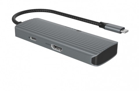 IcyBox Stacja dokująca IB-DK4022a-CPD 6w1, HDMI,USB,PD