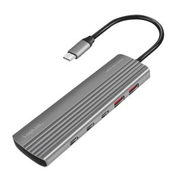 LogiLink Hub USB3.2 2xUSB-A, 8x USB-C, PD, 100W