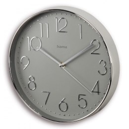 Hama Zegar ścienny 30cm Corsica Srebrno-szary