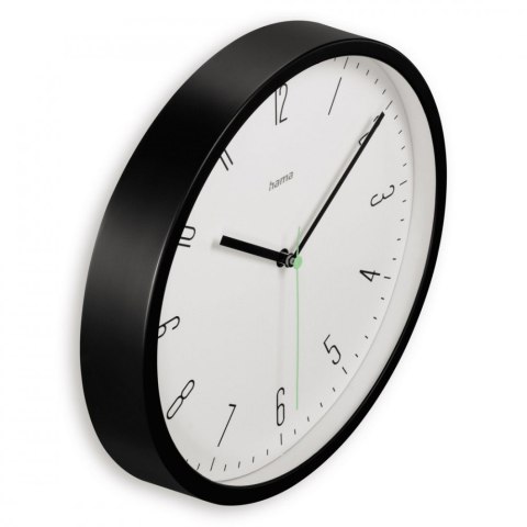 Hama Zegar ścienny Capri 25 cm Czarny