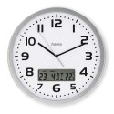 Hama Zegar ścienny DCF Moorea 30cm Srebrny