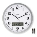 Hama Zegar ścienny DCF Moorea 30cm Srebrny