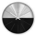Hama Zegar ścienny Sicily 30 cm Srebrno-czarny