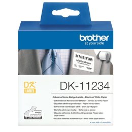 Brother DK-11234 etykiet do nadruku Biały Samoprzylepne etykiety do drukowania