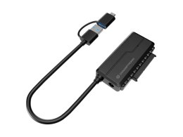 Conceptronic ABBY21B zmieniacz płci / kabli USB Type-A SATA 22-pin Czarny