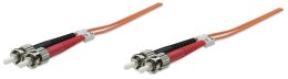 Intellinet 1m ST/ST kabel InfiniBand / światłowodowy Pomarańczowy