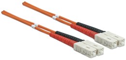 Intellinet 470018 kabel optyczny 2 m SC OM2 Pomarańczowy