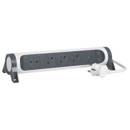 Legrand 0 494 15 rozdzielacz zasilania PDU 4 x gniazdo sieciowe Szary, Biały