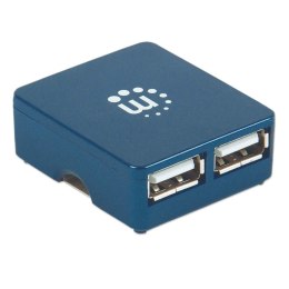 Manhattan 160605 huby i koncentratory USB 3.2 Gen 1 (3.1 Gen 1) Type-A 480 Mbit/s Czarny