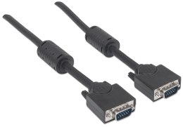 Manhattan 317733 kabel VGA 3 m VGA (D-Sub) Czarny