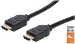 Manhattan 355346 kabel HDMI 1,8 m HDMI Typu A (Standard) Czarny