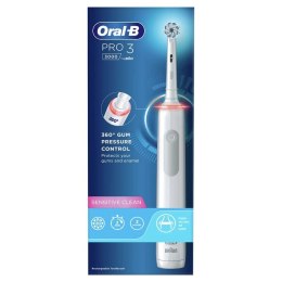 Oral-B Pro Sensitive Clean Pro 3 Dorosły Obrotowo-pulsacyjna szczoteczka do zębów Biały