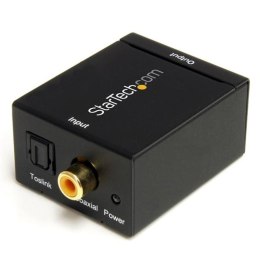 StarTech SPDIF2AA konwerter plików audio Czarny