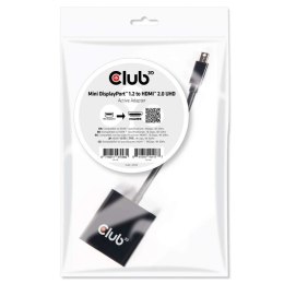 CLUB3D Mini DisplayPort 1.2 to HDMI 2.0 UHD Active Adapter