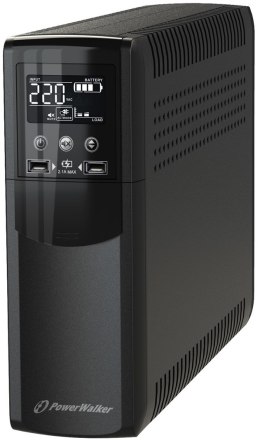 PowerWalker VI 800 CSW FR Technologia line-interactive 0,8 kVA 480 W 4 x gniazdo sieciowe