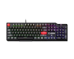 MSI Vigor GK41 Dusk LR US klawiatura Gaming USB QWERTY Angielski Czarny