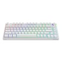 Savio Klawiatura mechaniczna bezprzewodowa PHENIX WHITE Gateron Yellow, ABS