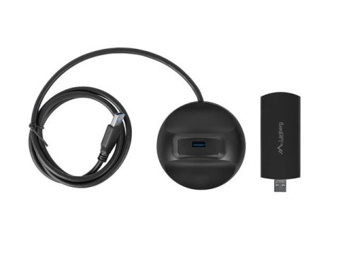 Lanberg Karta sieciowa bezprzewodowa WIFI NC-3000-WI USB 3.0 AX3000 TRI-BAND 2 wewnętrzne anteny