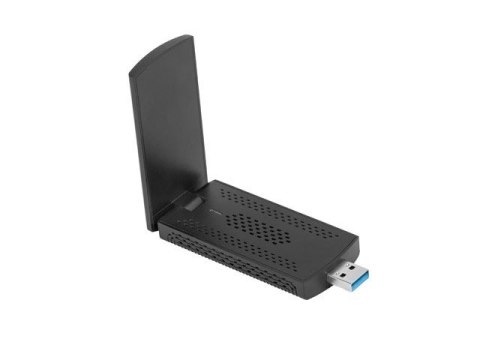 Lanberg Karta sieciowa bezprzewodowa WIFI NC-3000-WI USB 3.0 AX3000 TRI-BAND 2 wewnętrzne anteny