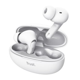 Trust Yavi Zestaw słuchawkowy True Wireless Stereo (TWS) Douszny Połączenia/muzyka USB Type-C Bluetooth Biały