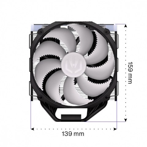 Endorfy Chłodzenie procesora Fortis 5 Black ARGB EY3A014