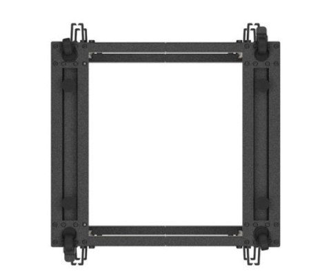 Lanberg Stojak Open rack 19 cali 15U 600x600-1100 regulowany czarny