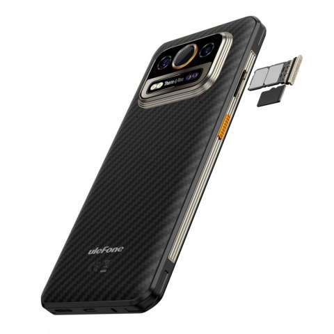 ULEFONE Smartfon Armor 25T 4G 6/256GB IP69K termowizja Frost Black