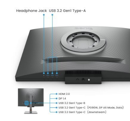 Benq Monitor 28 cali RD280U 4K IPS 5ms/IPS/1200:1/HDMI/DP