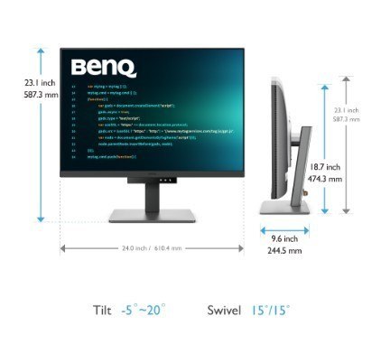 Benq Monitor 28 cali RD280U 4K IPS 5ms/IPS/1200:1/HDMI/DP
