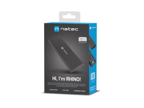 Natec Obudowa SSD zewnętrzna NATEC RHINO M.2 NVME USB-C 3.1 GEN 2