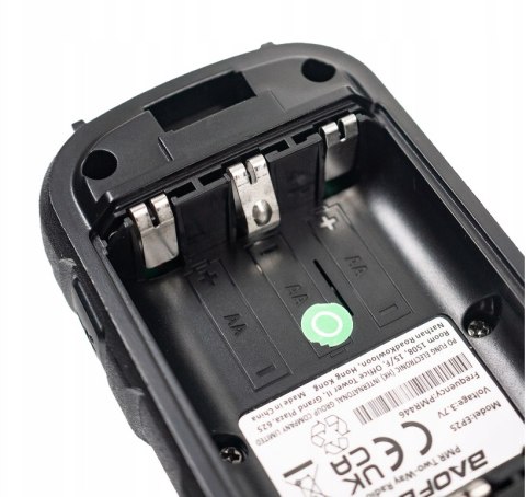 Krótkofalówka Baofeng BF-T25E czarna, 2 sztuki