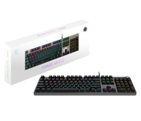 MSI Klawiatura Forge GK310 Red US