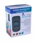 Mesmed Telefon komórkowy z klapką dla seniorów MT-184 BRUNO 4G