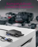 IcyBox Czytnik Kart CF,TF,SD,microSD, Type-C+A, IB-CR302-CU3