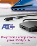 IcyBox Czytnik Kart CF,TF,SD,microSD, Type-C+A, IB-CR302-CU3