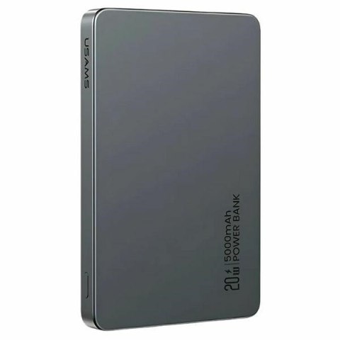 USAMS Powerbank 5000mAh 20W indukcyjny MagSafe PD biały