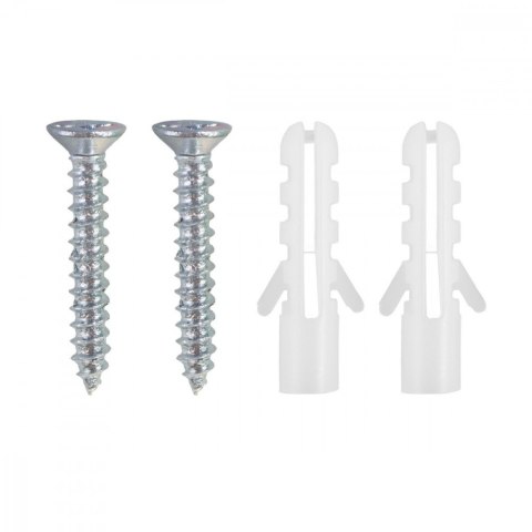 Maclean Uchwyt ścienny x2, max 22kg/MC-489. Stalowy, czarny