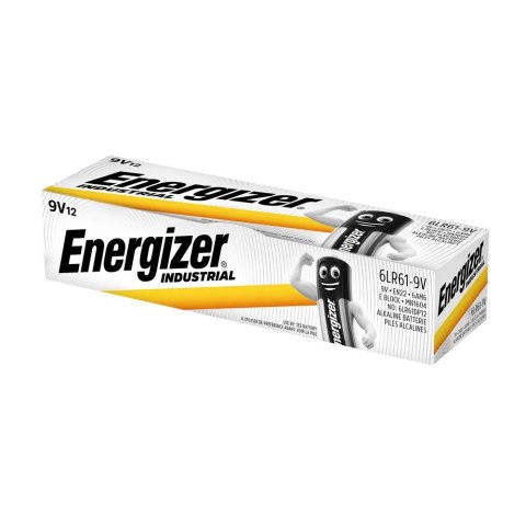 Energizer Bateria Industrial alkaliczna 9V 6LR61 12 szt. Bulk