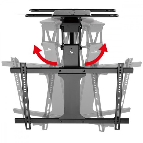 Maclean Sufitowy elektryczny uchwyt do TV MC-490 obsługa TUYA, max VESA 600x400, obrót 90st. 32-75', max 35 kg