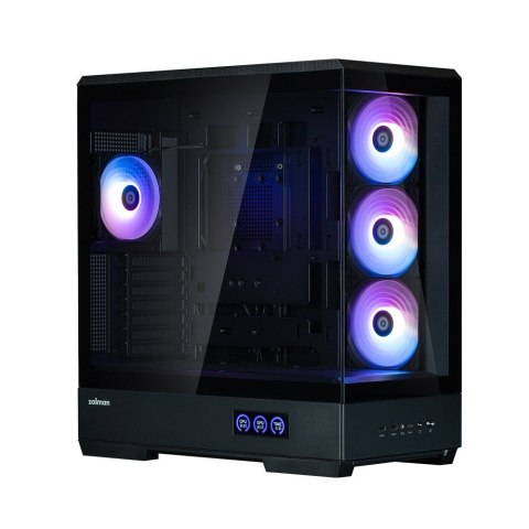 Zalman Obudowa P50 DS Mid-Tower 4 wentylatory ARGB czarna