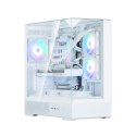 Zalman Obudowa P40 Prism Mid-Tower szkło hartowane biała
