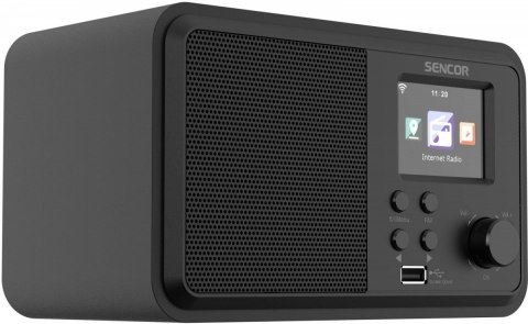 Sencor Radio Internetowe Moc 4W, WiFi,FM,DAB+,USB,Wys LCD