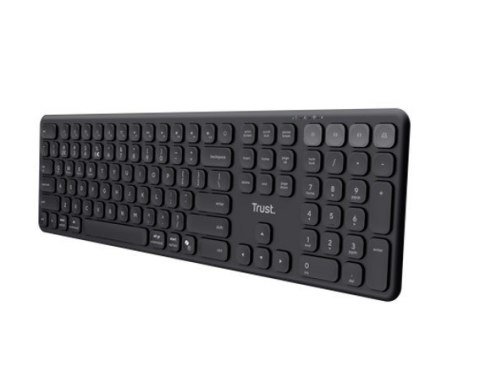 Trust Klawiatura bezprzewodowa Vaiya Multi Black US